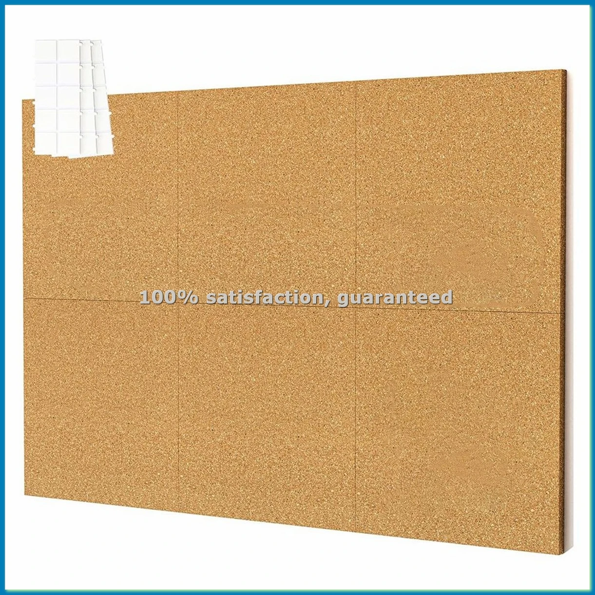 

Корковые плитки 12x12 дюймов, набор из 6 штук, корковые доски для стен с безопасными съемными клейкими креплениями, большие корковые доски для заметок - ABYS