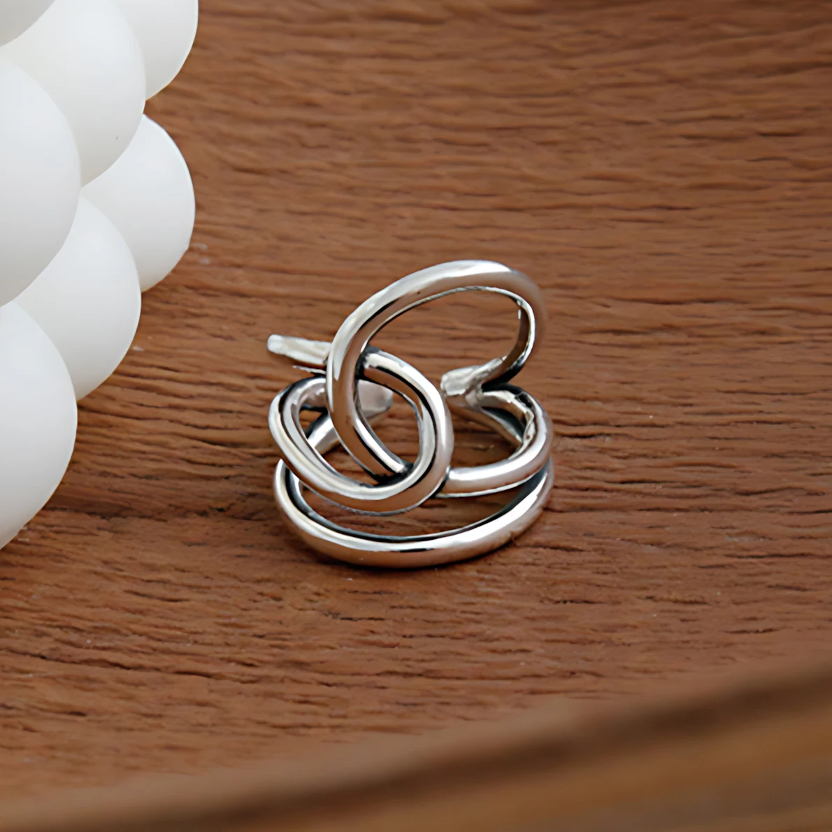 

Кольцо Sam Panda из стерлингового серебра 925 пробы для женщин, ретро, минималистичный, нерегулярный, универсальный, изысканный, ретро, ювелирные изделия, подарок, Прямая поставка