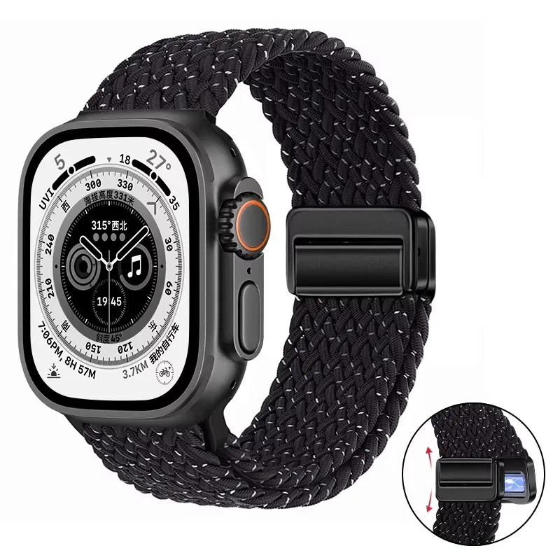 Magnetisches Schlaufenarmband für Apple Watch Ultra 3 2 Band 49mm 46mm 45mm 44mm 42mm 41mm 40mm Correa Armband iWatch Series 11 10 SE 9 8 – Detail 11
