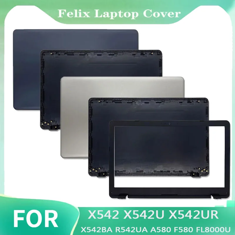 

New For X542 X542U X542UR X542BA R542UA A580 F580 FL8000U Laptop LCD Rear Cover/Top Cover/Front Frame/Blue/Gold