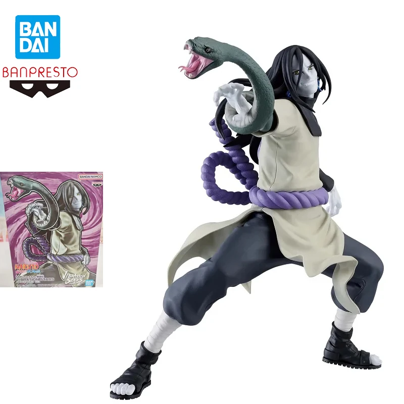 

Bandai Banpresto Anime Action Figures Model Naruto Orochimaru Collect Model Original Decoration Pvc Brand New Unopened Boy