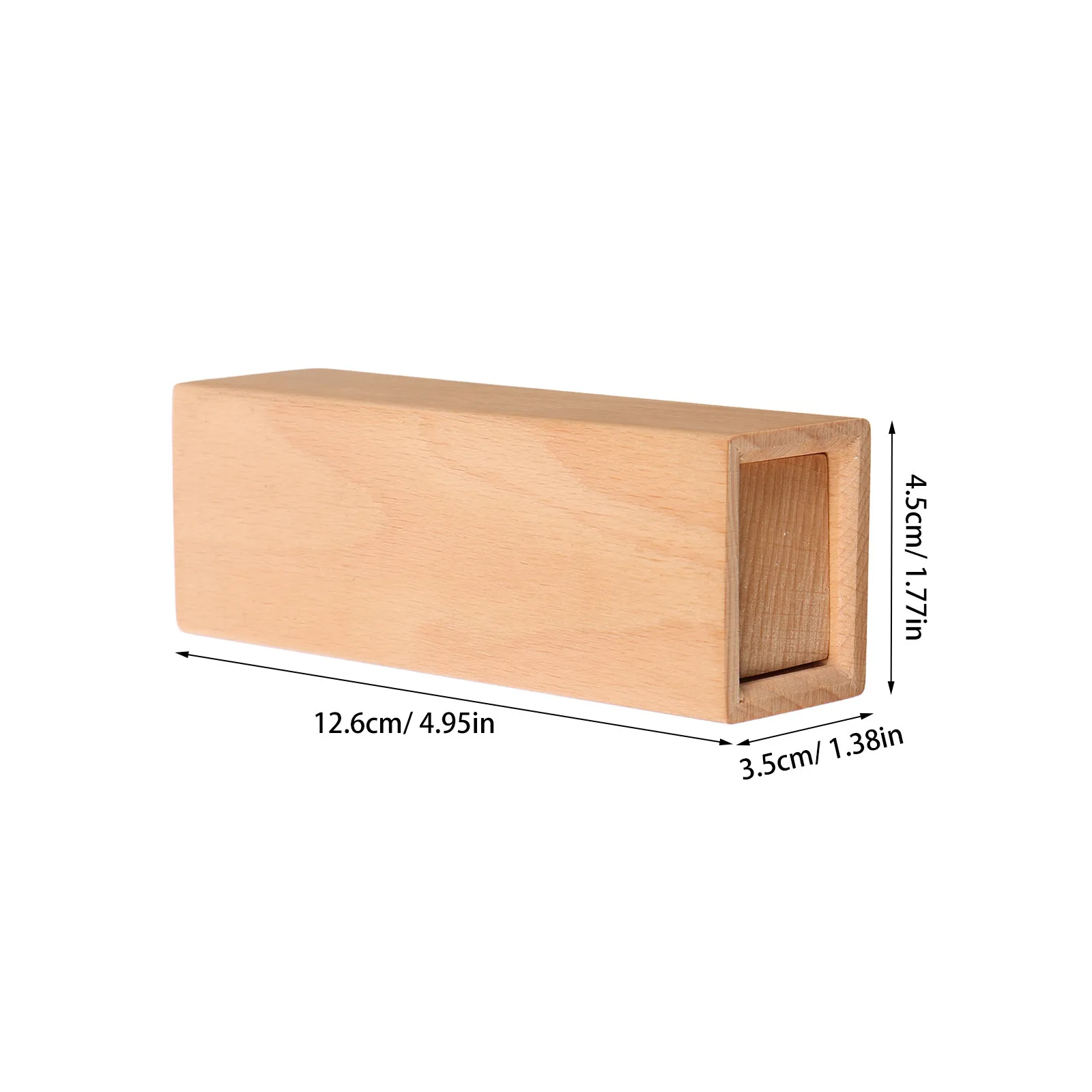 Wood Stamp Box Sliding Lid Organizer Number Stamp Holder Small Jewelry Craft Supplies Storage Box Medal Display Case Badge