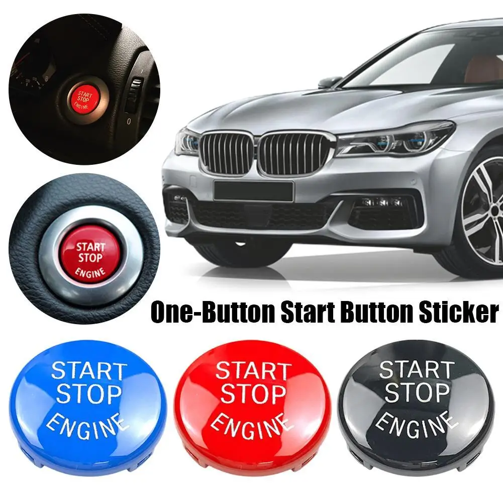 Car Engine Start Button Replace Cover Stop Switch Button Decoration For BMW 3 5 Series E90 E91 E60 E61 X5 E70 X6 E71 E72 Z4 E89