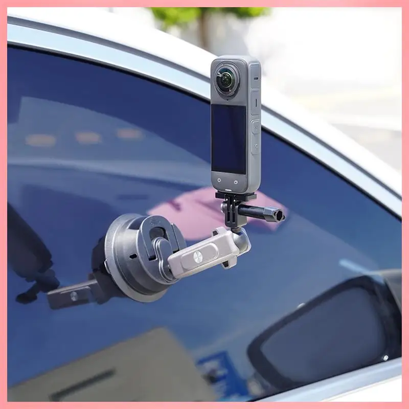 

N91R-Foldable Mount Adapter Magnetic Quick Release Base For Insta360 X4 Sports Camera Accessories