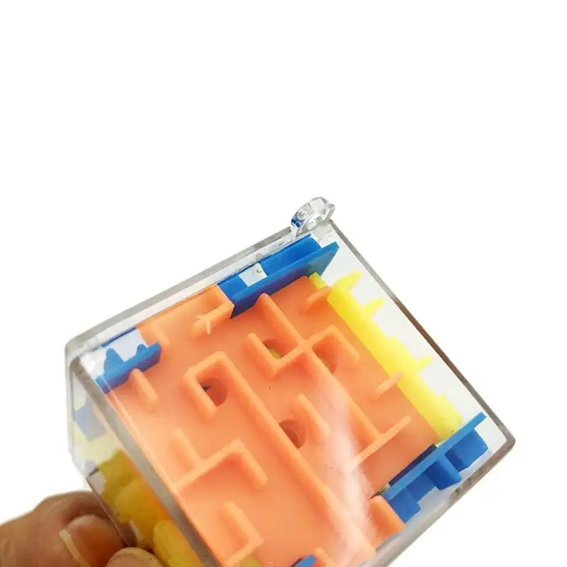 3d Doolhof Magische Kubus Transparante Zeszijdige Puzzel Kubus Rollende Bal Magische Blokjes Doolhof Speelgoed Voor Kinderen Hersenkrakers Speelgoed Geschenken