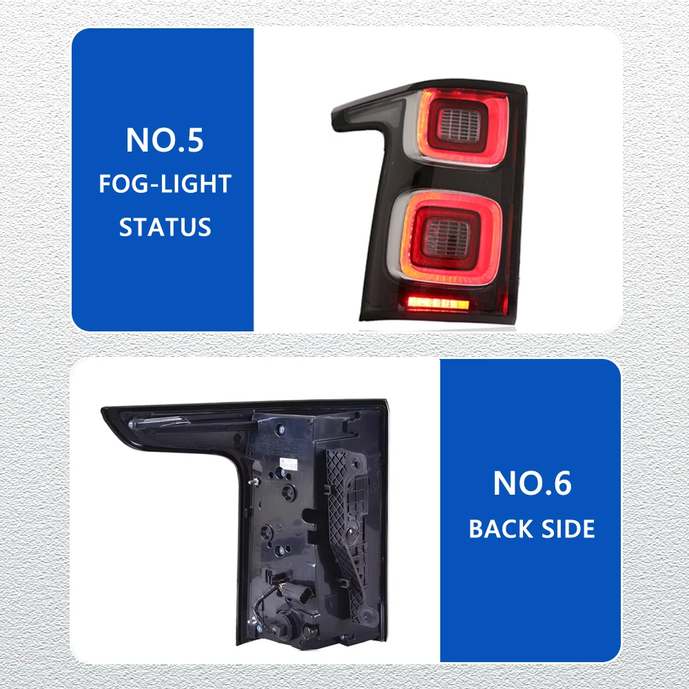 LED Tail Lights for Land Rover Range Rover13-22 new style full led Car Taillights Assembly Signal Auto Accessories Modified Lamp