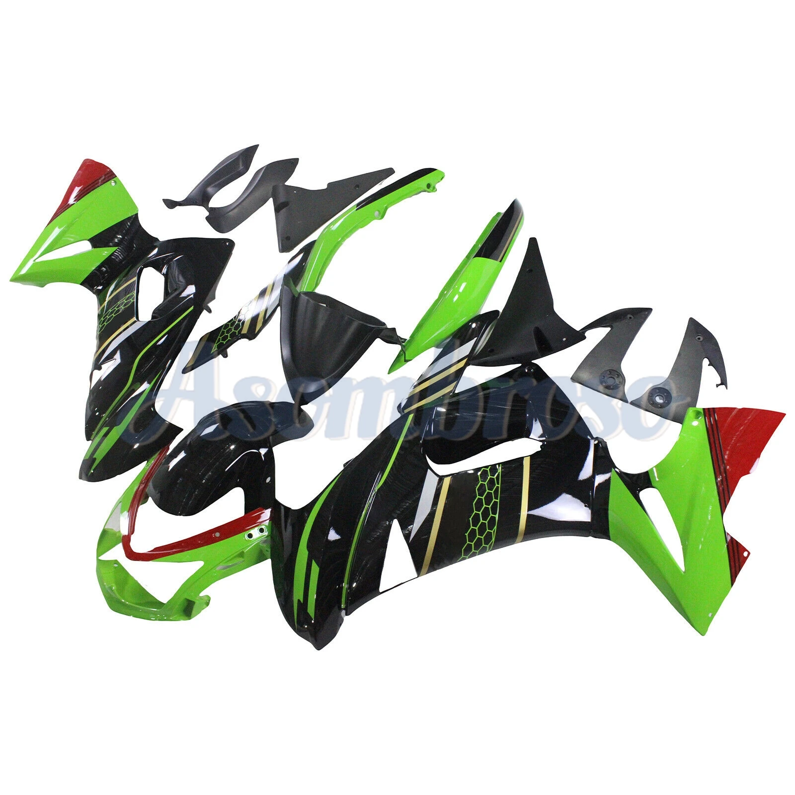 For NINJA650 2006 2007 2008  ER6F ER-6F Injection ABS Plastics Full Fairings Kit Bodywork Replace ER-6F ninja650r - view 4