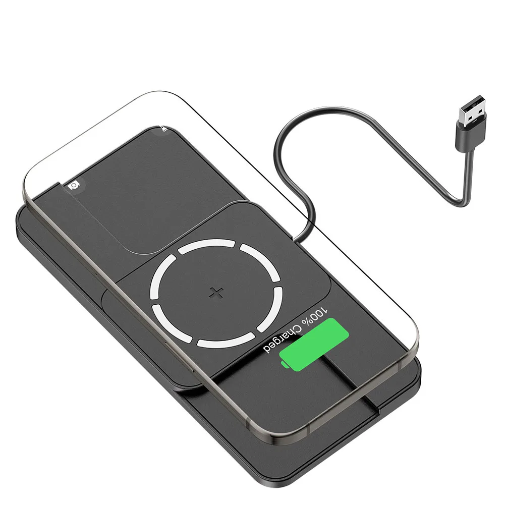 Charging Driving 15.8*8.7*1cm Wireless Charger Anti Slip Car Charger Pad Fast Charging Efficient Charging Technology