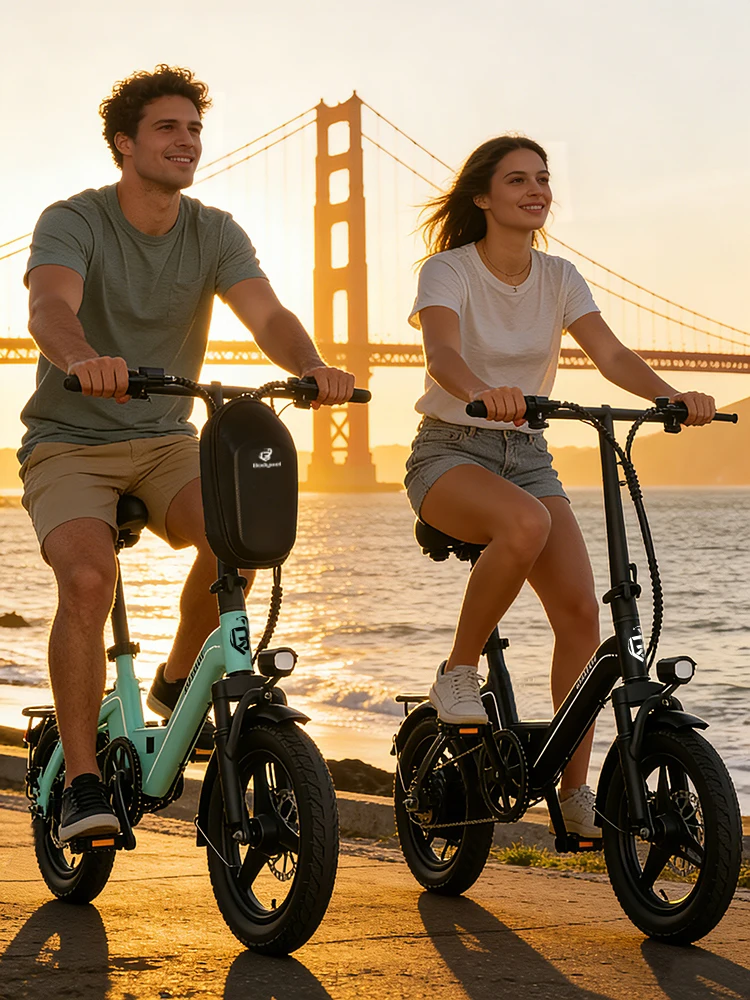 

Folding Electric Bike for Adults, 500W Peak Motor,14” Foldable Ebike 36V 13Ah Battery,25 Miles,Electric Bicycle Bodywel T16pro