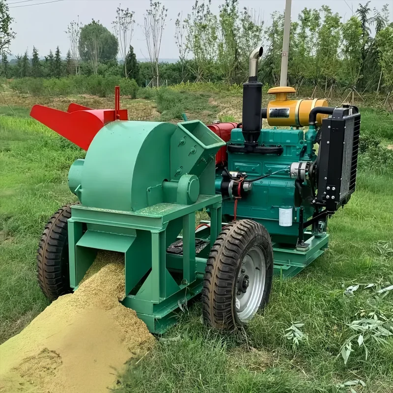 

Multifunction Wood Crusher Log Grinding Shaving Machine Sawdust Wood Chipper Machine