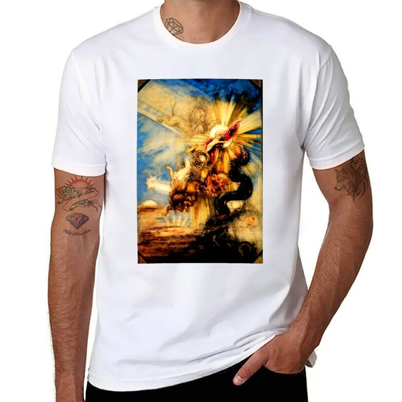 

Gustave Moreau La chute de phaéton (The Fall of Phaeton) T-Shirt t shirt for man t shirts for man pack cotton T-Shirt