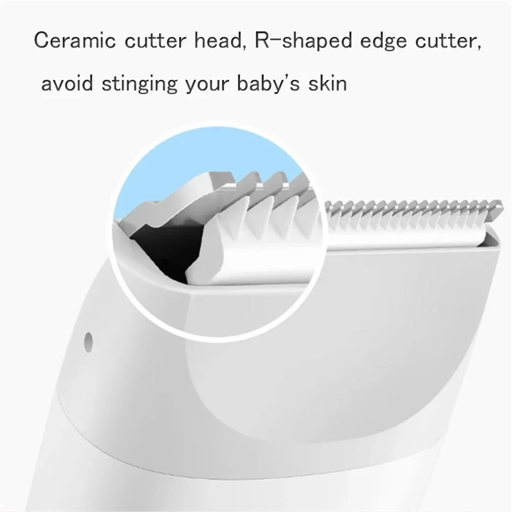 Xiaomi MiTu baby Electric Hair Clipper USB Rechargeable Safe IPX7 Waterproof Razor Silent Motor Children Baby Men Mijia Barber