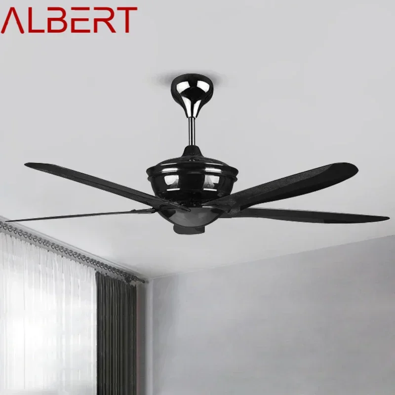 ALBERT Nordic Without lights Ceiling Fan Modern Minima lism Living Room Bedroom Study Cafe Hotel