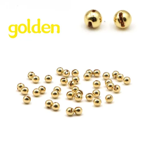 Imagen 2 del producto Gran oferta de cuentas ranuradas de tungsteno, 50 Uds., 1,5-5,5mm, pesca con mosca, trucha, perca, panfish, gancho, Material de atado de moscas DIY