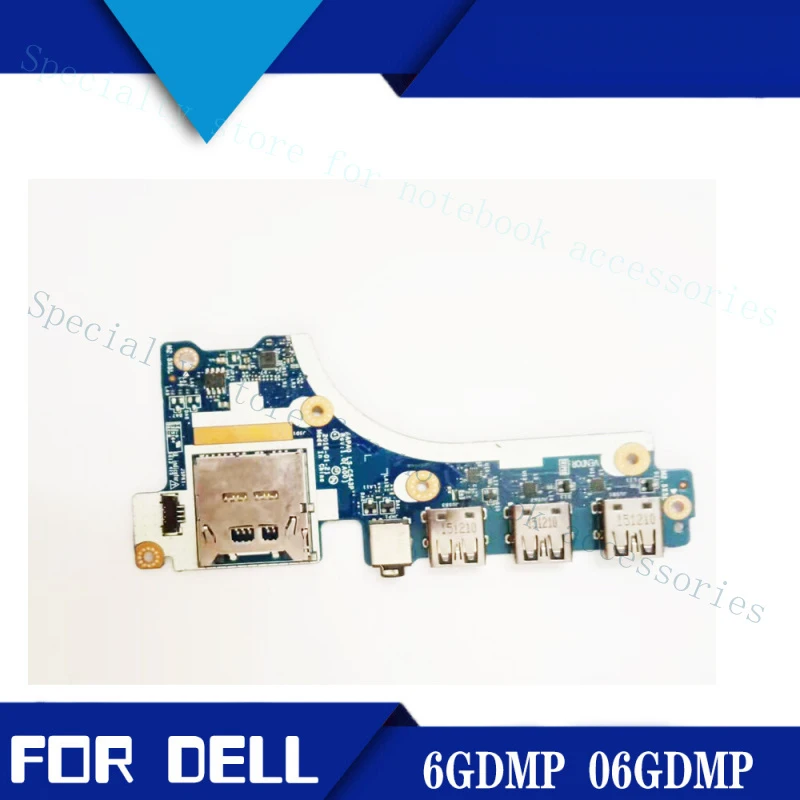A+For DELL Precision 7510 M7510 Audio Board USB Small Board 6GDMP LS-C543P