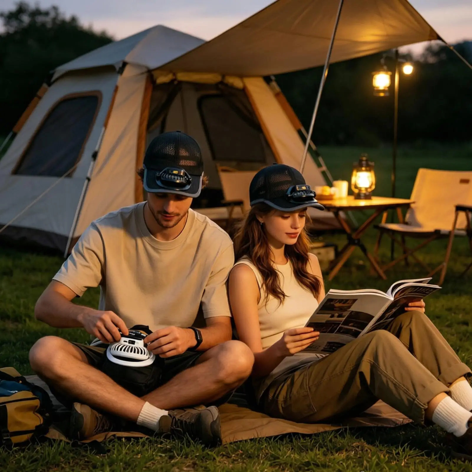 Solar Powered Fan Hat 3-Speed Breathable Headwear USB Rechargeable 600mAh Solar Sun Hat with Digital Display for Men Women