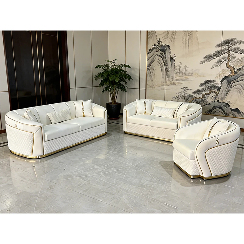 

# Factory Modern Luxury Living Room Sofa Furniture Set Fabric 3 Seater Modular Sectional Comfortable Couch Set