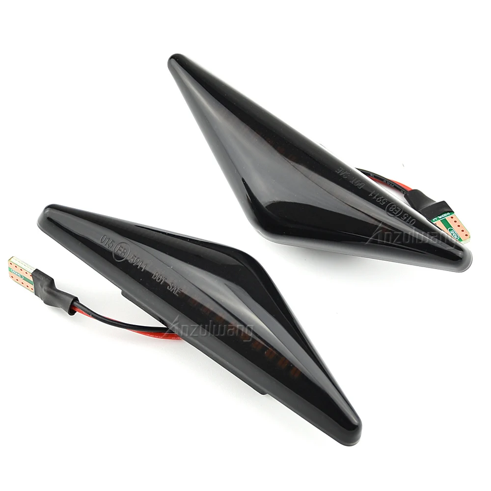 2PCS LED Dynamic Side Marker Turn Signal Light For Ford MONDEO MK III 2000-2007  Sequential Blinker Light