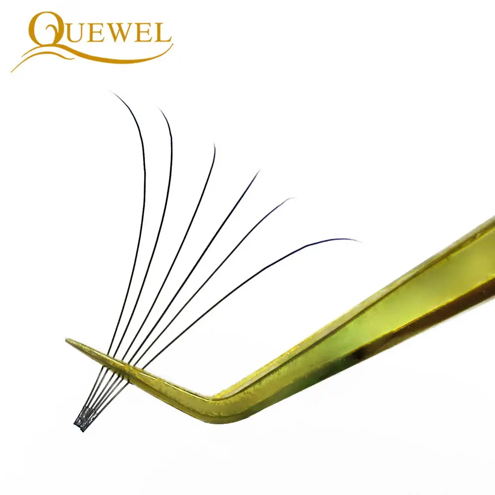 Quewel Eyelashes 12Lines Premade Volume Fans Eyelash Extension 3D/4D/5D/6D Short Stem False Mink Grafting Pre Made Lashes