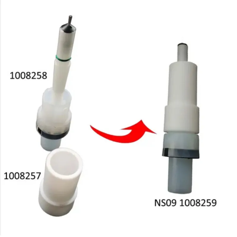 3PCS  Electrostatic Coating Round Nozzle 1008259 for GA03 Powder Spray Gun