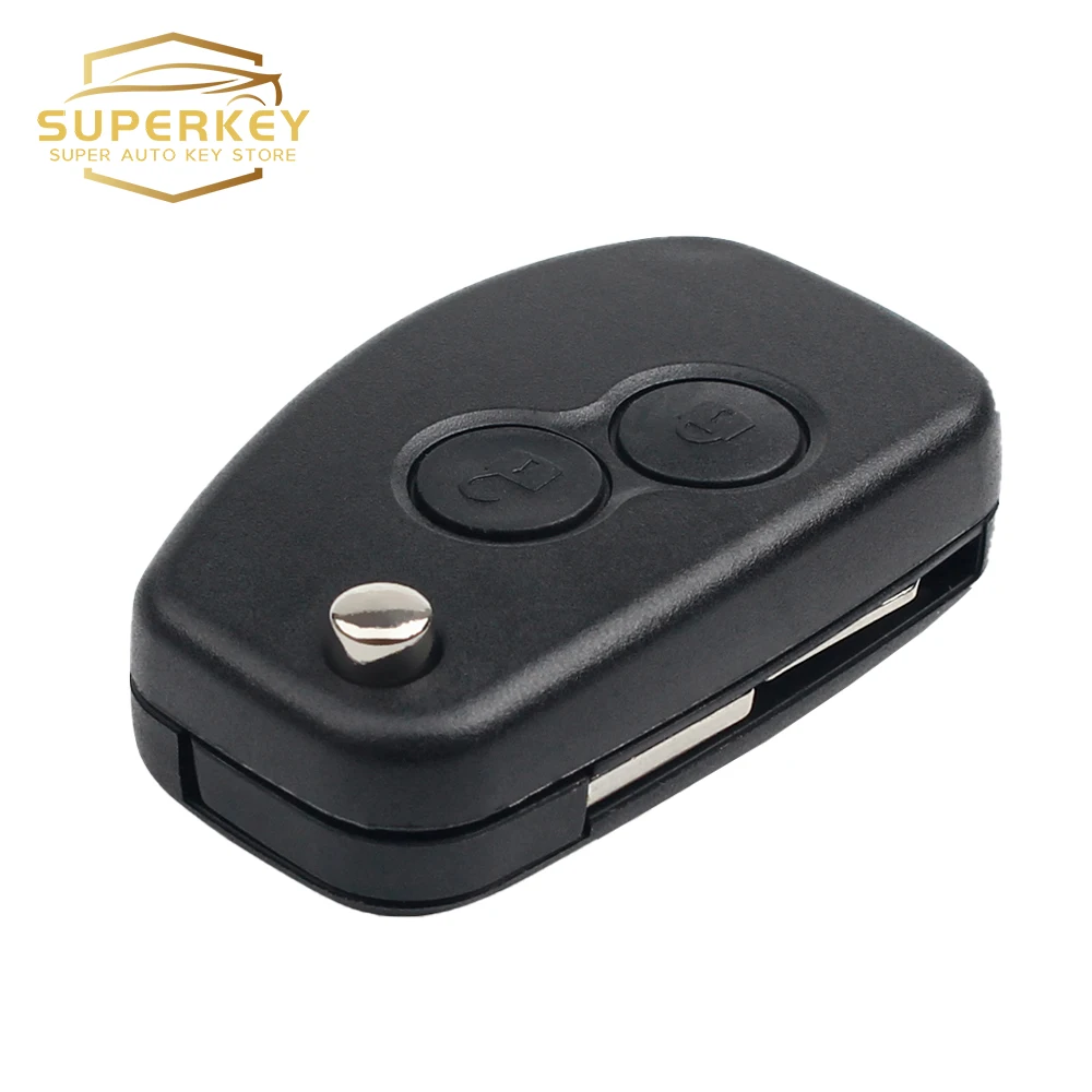 SUPERKEY Modified Remote Flip Key Shell Case For Renault Vauxhall Trafic Twingo Clio Modus Kangoo Master Movano Vivaro Logan