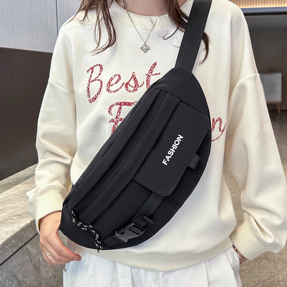 

Поясная сумка для отдыха, многофункциональная модная сумка через плечо большой вместимости, мужская поясная сумка для занятий спортом на открытом воздухе, повседневная пригородная сумка