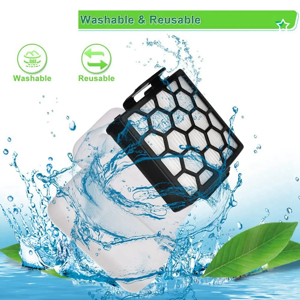 ABRG-مرشحات HEPA البديلة لملحقات المكنسة الكهربائية Shark ZU60 NV255 NV251 مقارنة بالجزء 1238FT60 و1239FT60