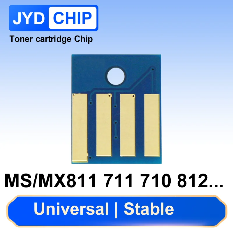 25K 52D1H00 52D2H00 62D2H00 62D5H00 For Lexmark MX711 MS817 MS818 MS810dn MX812 MS812 MS711 MS810 Chip Printer Cartridge Reset