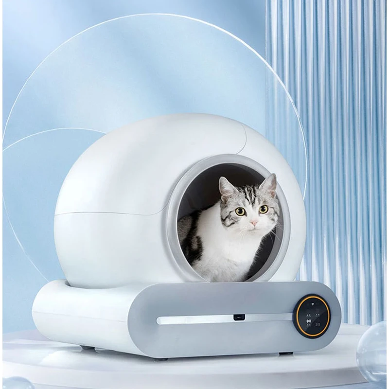 Large Capacity Self Cleaning Cat . Box Smart Automatic Cat . Box With APP Control For Multiple Cats