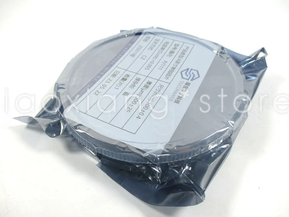 4 inch silicon wafer IC semiconductor grad high purity single crystal polish 1pc