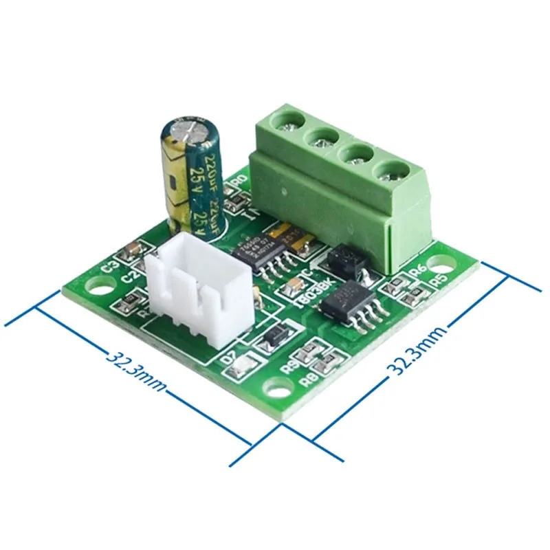 1~100Pcs PWM DC Motor Speed Controller 2A Speed Control Module 1803BW External Knob 1.8V 3V 5V 6V 12V