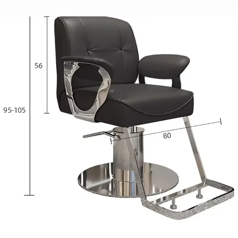 Personalized Simple Barber Chair Beauty Aesthetic Comfortable Luxury Hairdresser Chair Salon Beauty Kapperstoel Hair Furniture