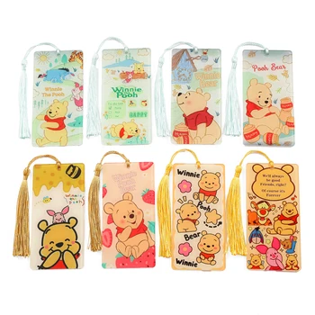 Winnie the Pooh 남녀공용 귀여운 아크릴 애니메이션 북 페이지 마크 문구 용품, 독서 도구 태슬 북마크 Best5 Winnie the Pooh 남녀공용 귀여운 아크릴 애니메이션 북 페이지 마크 문구 용품, 독서 도구 태슬 북마크 Best5