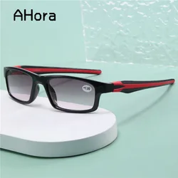 Ahora Outdoor Sport Square Frame Reading Sun Glasses For Men Dioptric Reader Unisex Fashion Reading Eyewear With +1.0 to +4.0