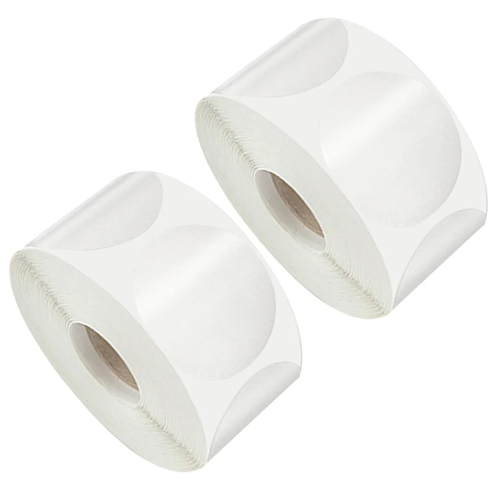 

2 Rolls Gift Label Stickers DIY Transparent Pet Material Strong Adhesion Bag Sealing Perfect Packing Cookies Chocolate