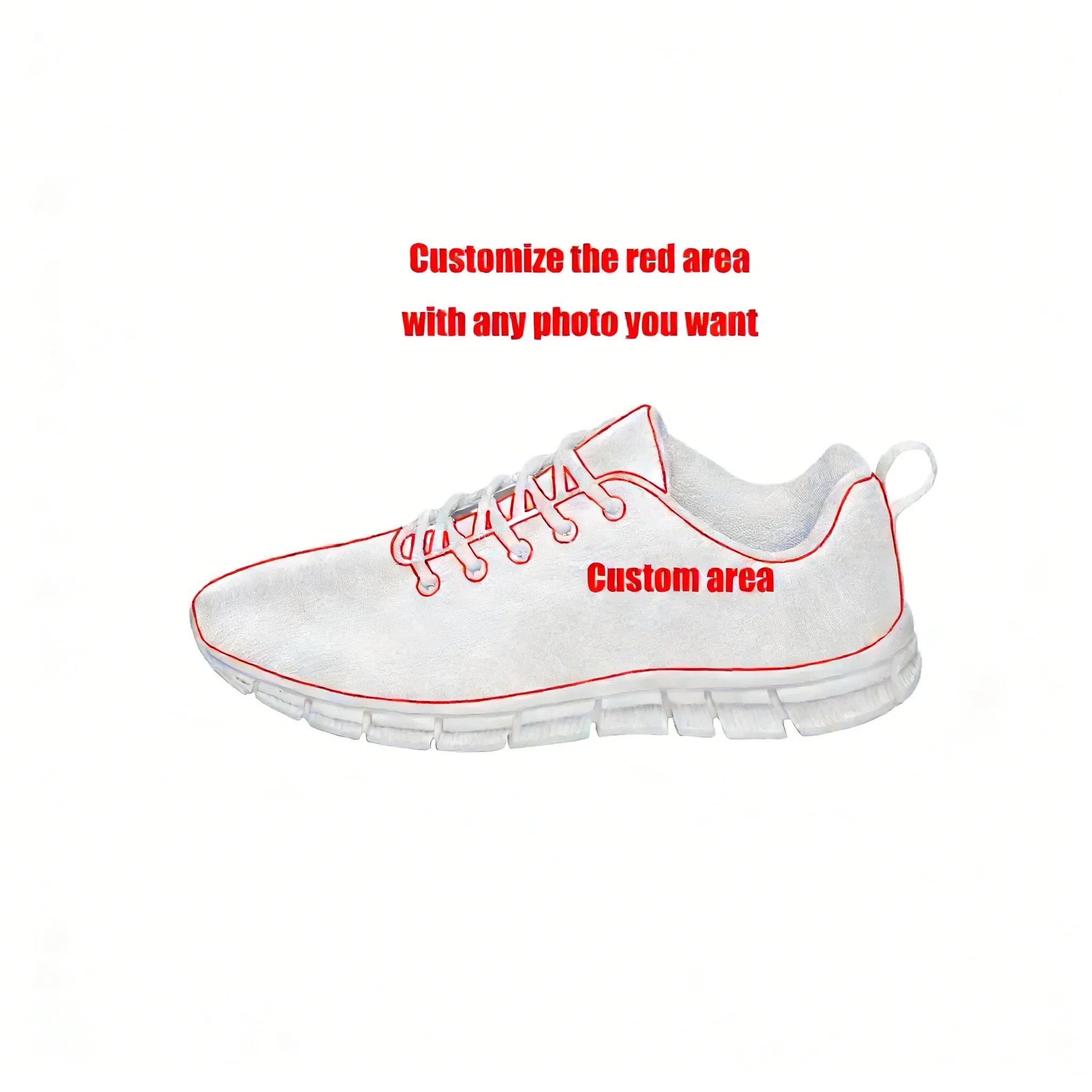 Red Ball Sports Custom Shoes Hot Cartoon Game Mens Womens  Sneaker Fashion Tailor Made Couple Built Shoes view 3