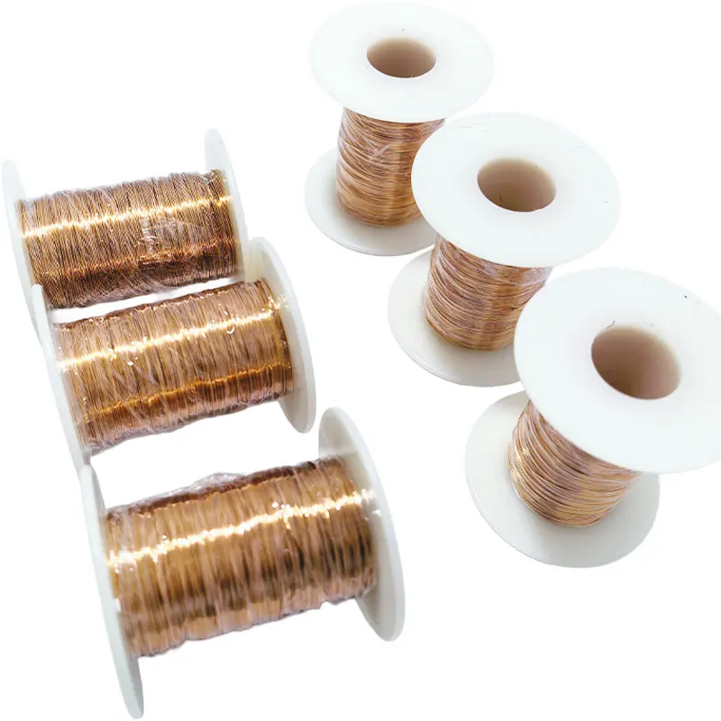 0.05MM-0.09MM  2000m 1000m Thin Copper Wire DIY Rotor Enamelled Wire Electromagnet Technology Making