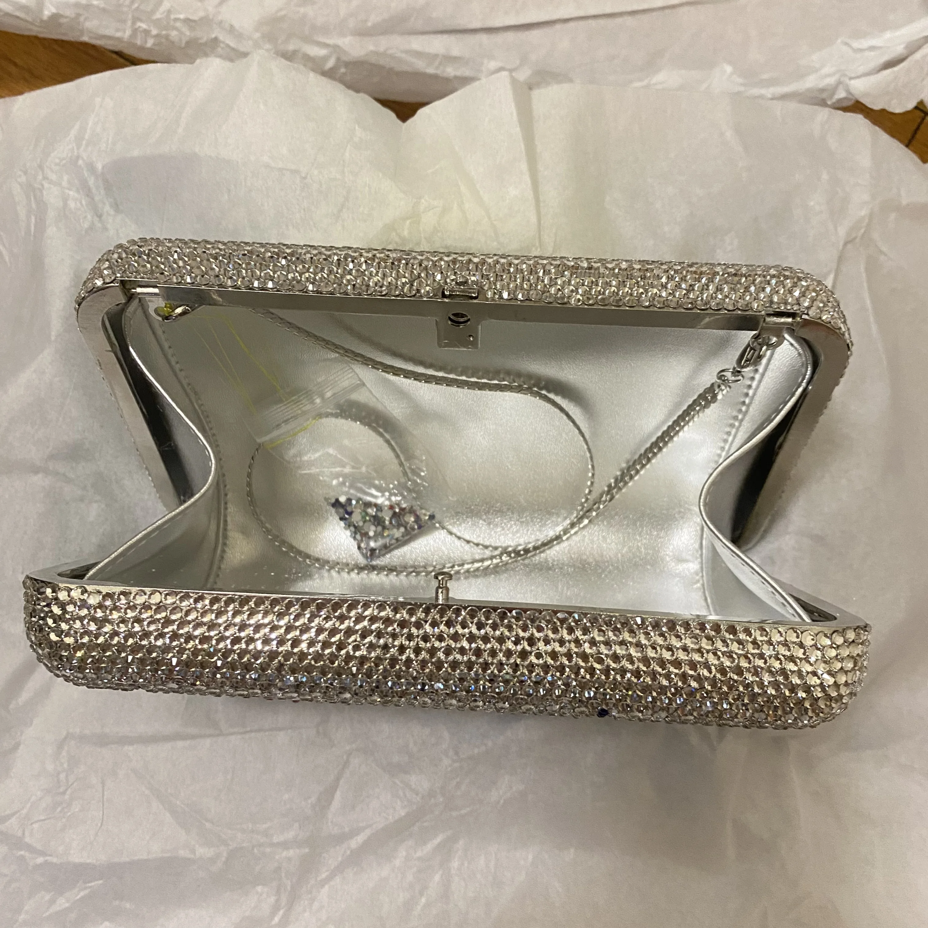 Customized Diamond Evening Bag Leaves Green/Orange Wedding Party Purses Bridal Prom Clutch Dinner Women Purse And Handbags