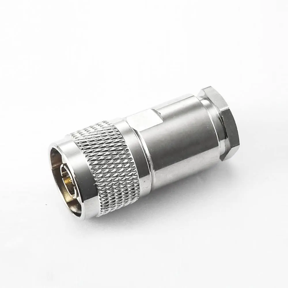 N Connector Male LMR400 Straight Clamp 7D-FB — купить у AliExpress WW