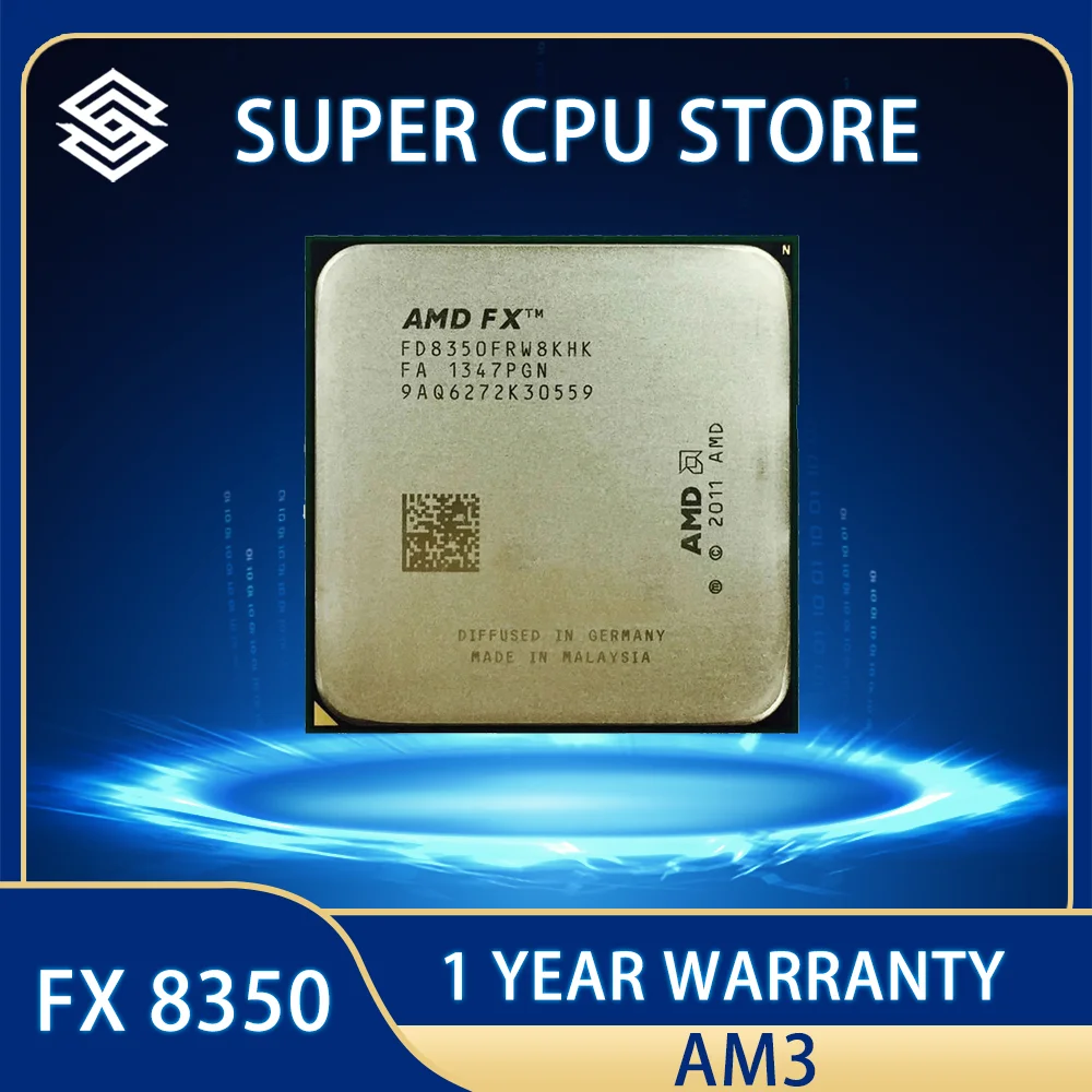 Original AMD FX-Series FX-8350 FX 8350 FX8350 4.0G 125W FD8350FRW8KHK Socket AM3+ Free Shipping