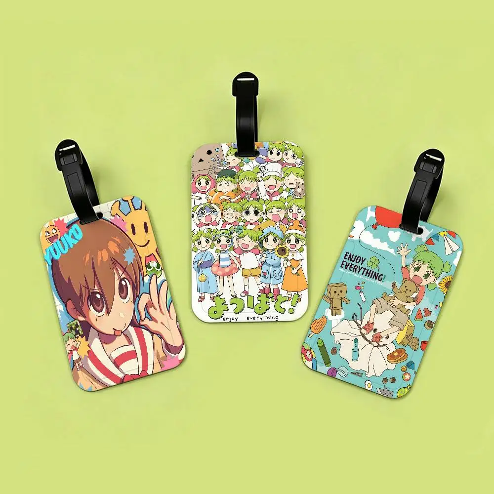 A-Anime-Y-Yotsuba-S-Sweet Durable PVC Anti lost Baggage Tag With Info Card Lightweight Luggage Identification Label