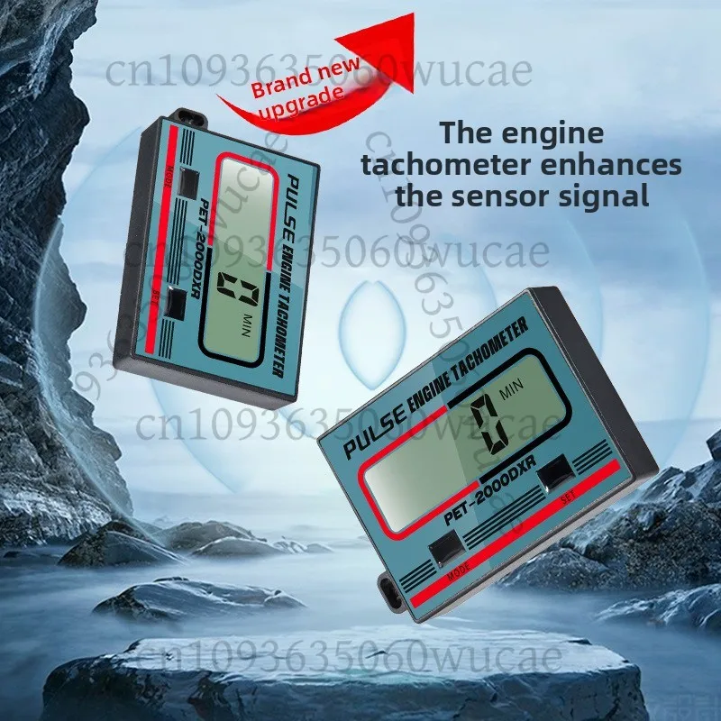 Digital Tachometer Pulse Speedometer  Engine Induction 2-stroke 4-stroke Timer