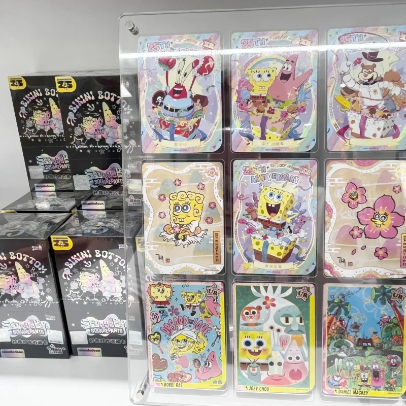 KAYOU حقيقية سبونجبوب سكوير بطاقة وقت المرح حزمة خاصة مغامرات في سنوات النجوم جمع بطاقة اللعب الهدايا