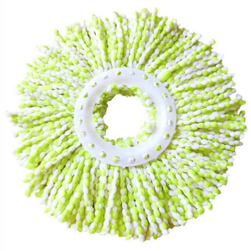 Universal Mop Head Refill Rotating Spin Mops Microfibers Round 16mm Mopping Head Microfiber Rag Mop Cloth Replacement Clean Tool