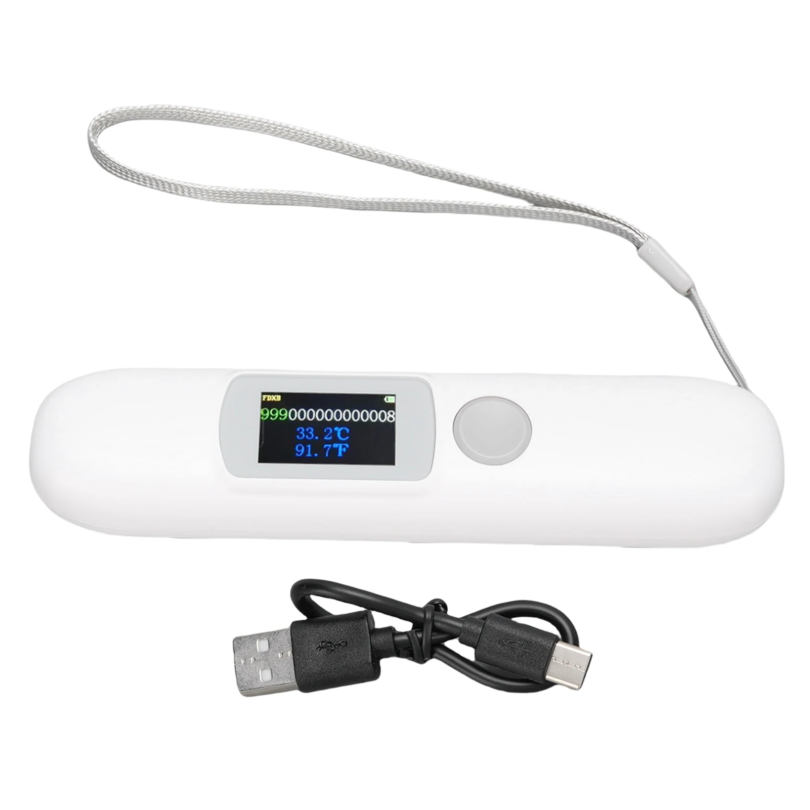 Pet Microchip Scanner Bluetooth Animal Microchip Tag Reader Pet Chip Scanner with 1.14 Inches Color Screen for Animal Management