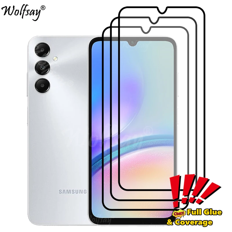 Full Cover Screen Protector For Samsung Galaxy A05S Tempered Glass For Samsung A05S A 05S Glass For Samsung A05S Glass 6.7 inch