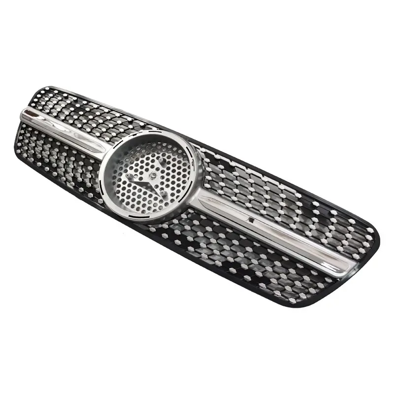 Picture 5: Front Grille Radiator Grille For Mercedes W163 ML320 ML350 1998-2004 Upper Chrome Grill Replacement ML430 ML270