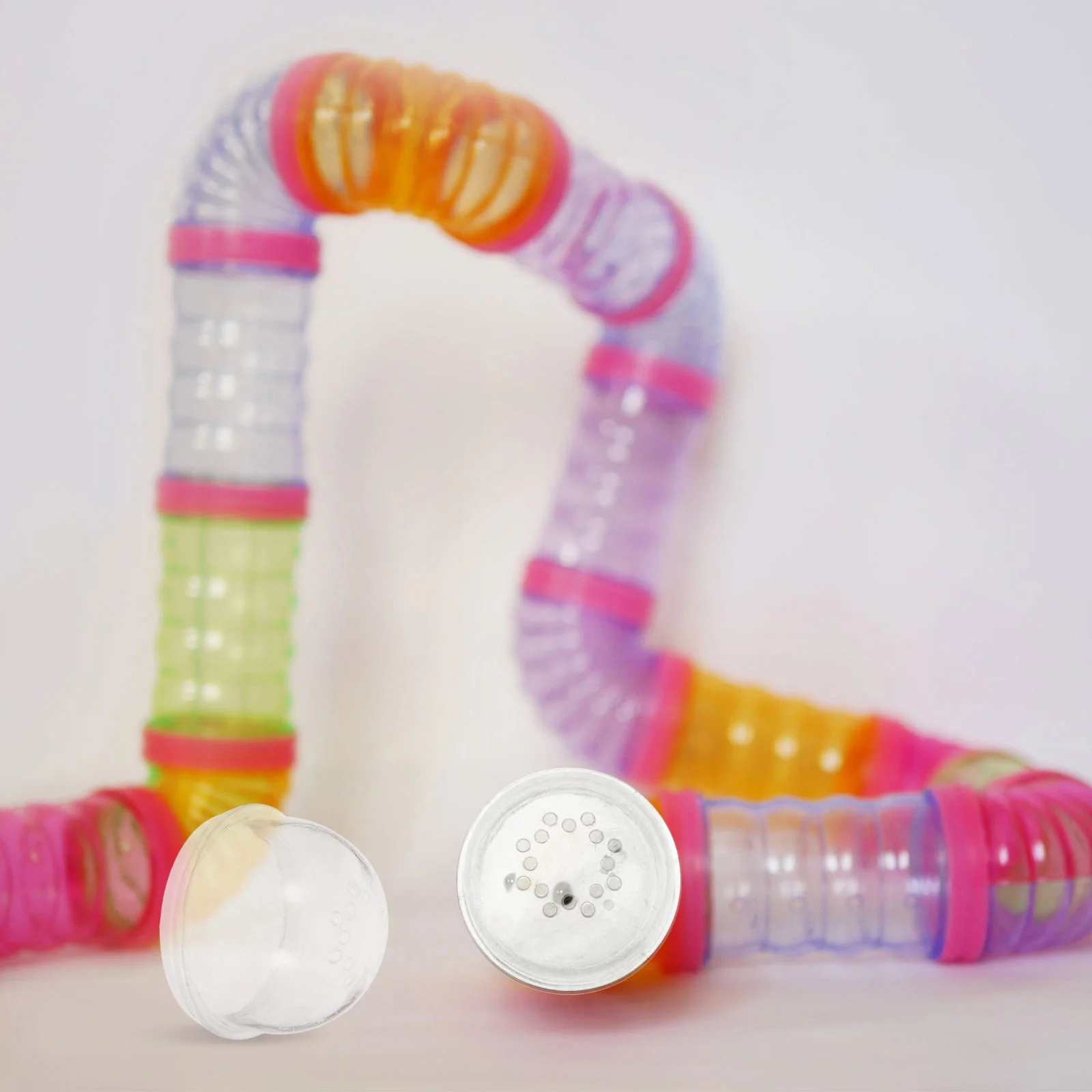 

3pcs Pet Tunnel Plugs Hamster Cage External Plugs Plastic Diy Accessories For Dwarf Hamsters Mice Gerbils Small Animals Oxygen