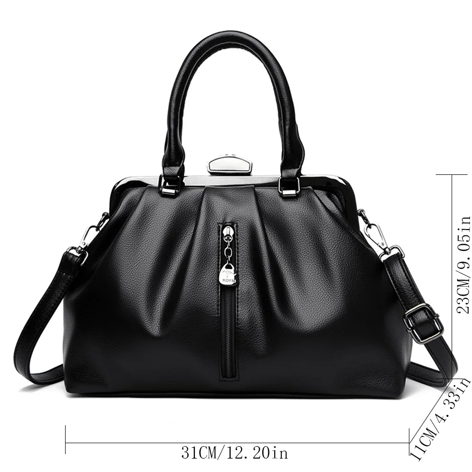 2023 New High Quality Women\'s Bag Simple Crossbody Bags for Women Solid Color Portable Lady Messenger Bag Cloud Shoulder Bag Sac