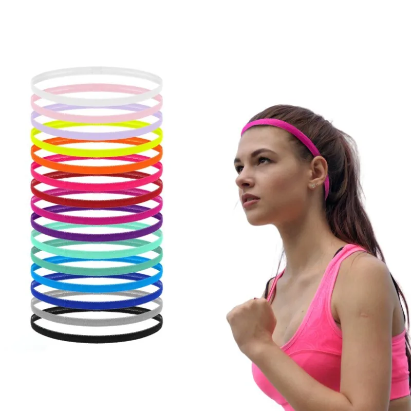 

Elastic Candy Color Sports Yoga Headband Running Football Hair Accessories